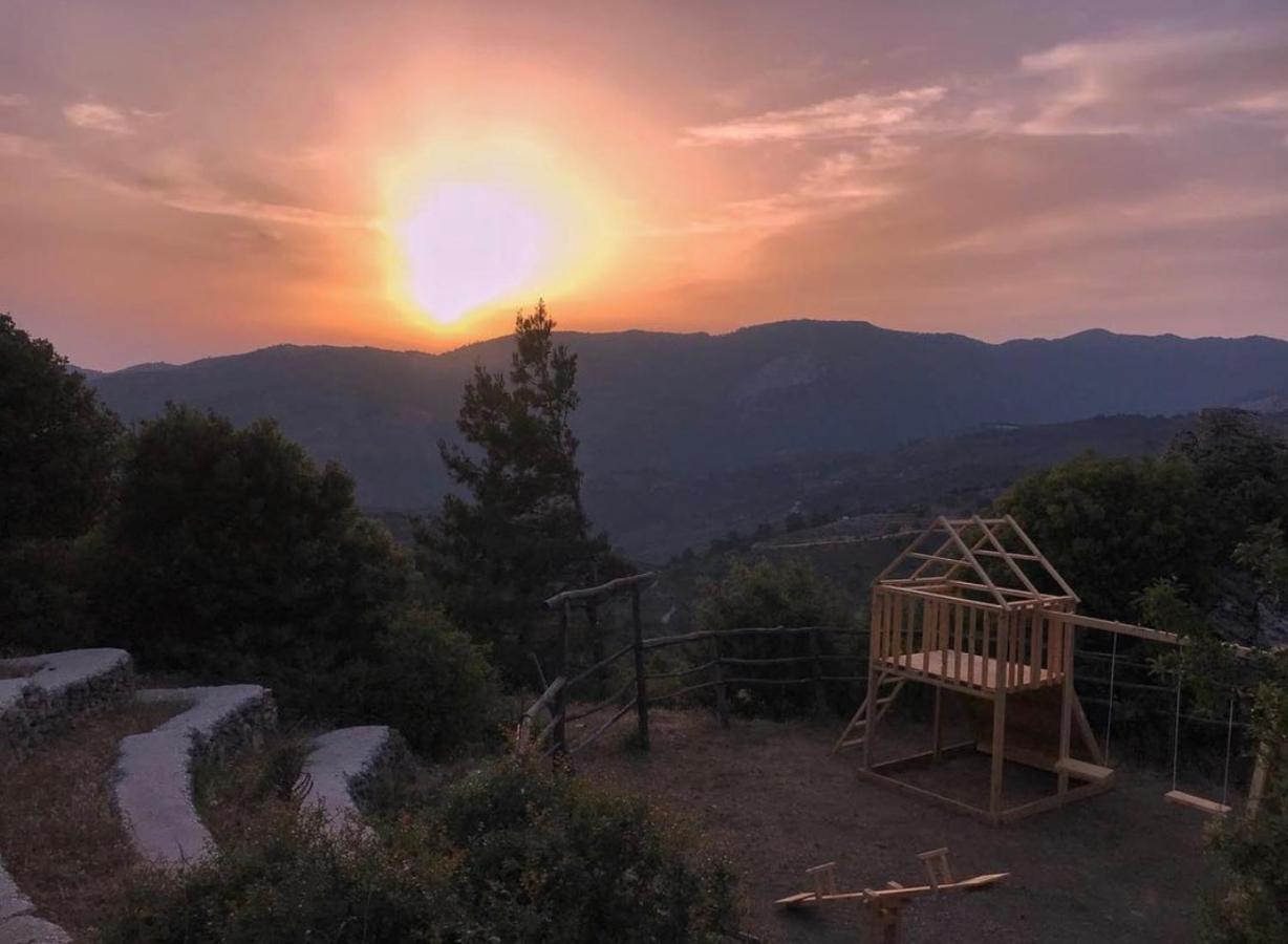 Toumba Eco Farm Guesthouses Plomari ภายนอก รูปภาพ