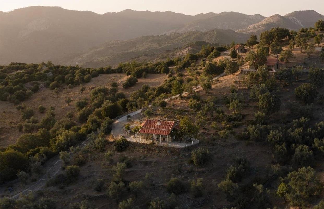 Toumba Eco Farm Guesthouses Plomari ภายนอก รูปภาพ