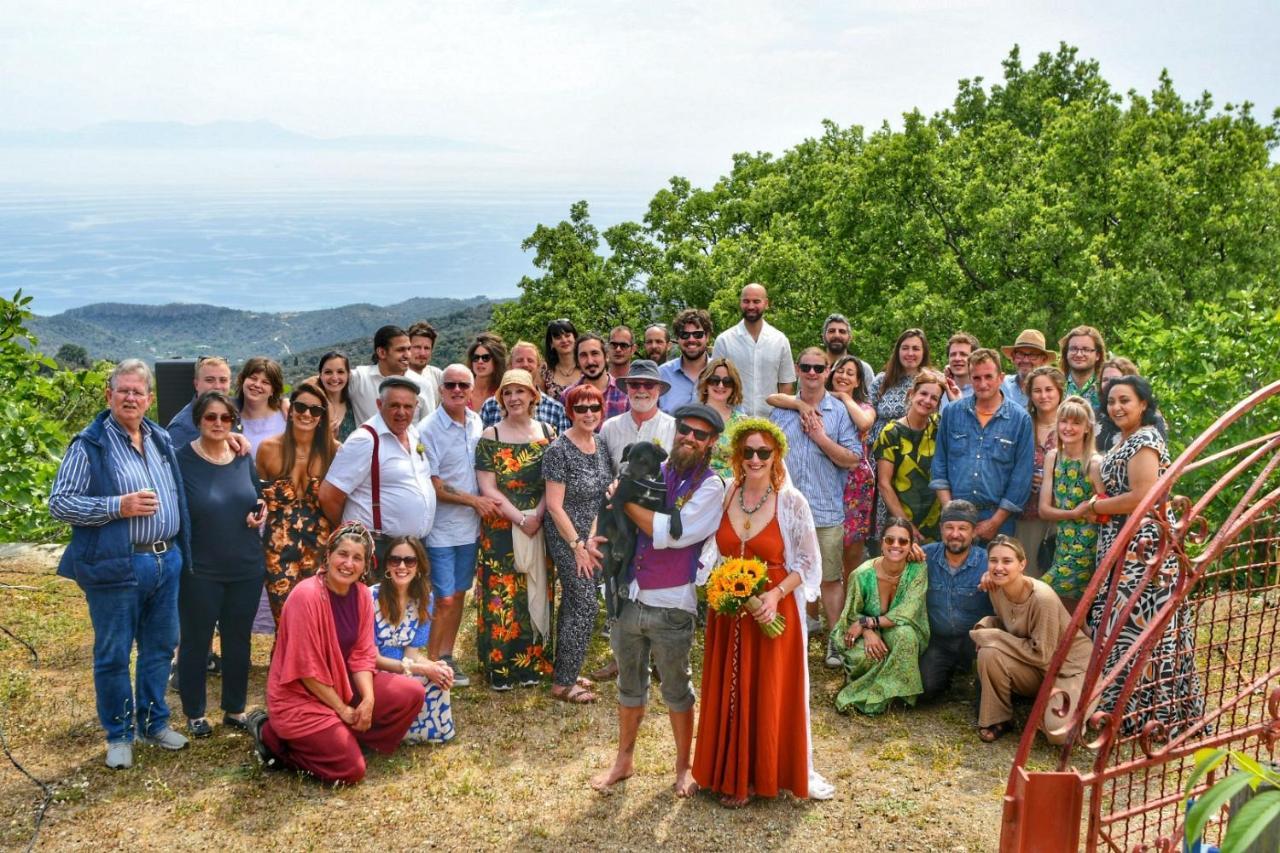 Toumba Eco Farm Guesthouses Plomari ภายนอก รูปภาพ